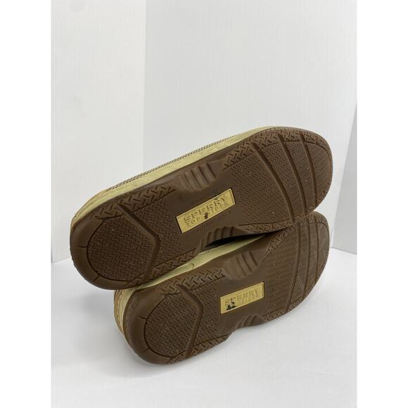 Sperry Top Sider Mens 11.5 Wide 3 Eye MocBoat Lace 0799023 Brown Leather - Picture 8 of 9